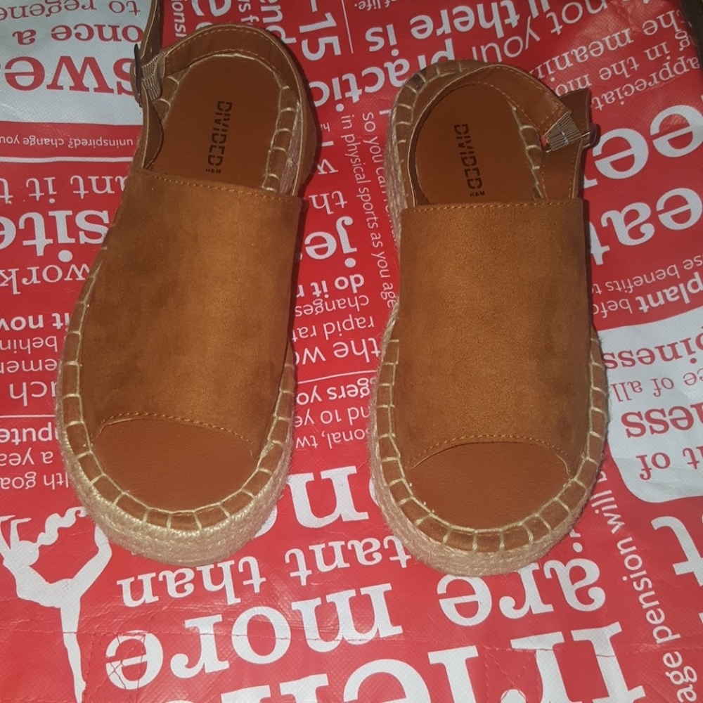H&M Platform Sling Back Sandals